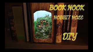 💕DIY BOOK NOOK DIORAMA💕Tutorial Hobbit hole💕 Book Nook IdeasDiy Book Nook [upl. by Phillipe730]