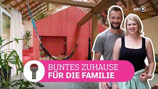 Spektakulärer Umbau junge Familie baut alte Scheune aus und macht sie bunt  ARD Room Tour [upl. by Ardnaet215]