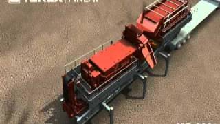 Terex Finlay MP300 Mobile Rinser Animation [upl. by Elak]