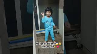 My 3 years old Niece Dancing😱😰 shorts [upl. by Aicinat]