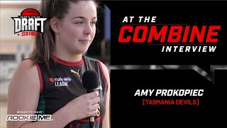 At the Combine  Interview Amy Prokopiec [upl. by Heyman]