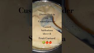 Custard Powder Recipe 😋Sweet Dish Sahbudana Custard Recipe 😋Fruit Custard Recipe👍❤ [upl. by Kruse]