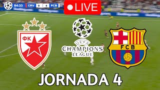 🔴EN VIVO  🔥ESTRELLA ROJA BARCELONA EN VIVO 🏆 CHAMPIONS LEAGUE 2425 JORNADA 4🏆BARÇA HOY VERTICAL [upl. by Bearnard169]