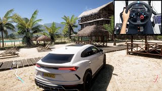 Lamborghini Urus  Forza Horizon 5  Logitech g29 gameplay [upl. by Elocyn358]