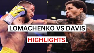 Gervonta Davis vs Vasyl Lomachenko Highlights amp Knockouts [upl. by Thebazile]