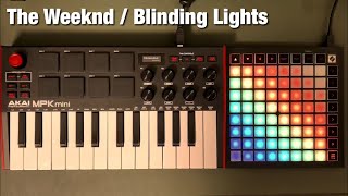 The Weeknd  Blinding Lights Logic Pro X  Live Loops Cover [upl. by Nollek]