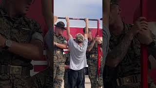 Marine Drill Instructors Screaming at new recruit at Miramar Air Base marines airshow airshow2024 [upl. by Eijneb]