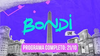 ▶️ PROGRAMACION COMPLETA 2110  BONDI LIVE [upl. by Cassell]