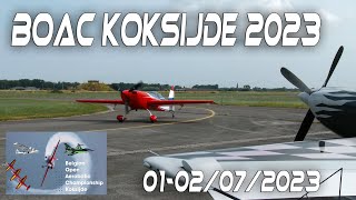 Belgian Open Aerobatic Championship Koksijde 2023 Behind the scenesamphighlights of the show 4Kᵁᴴᴰ [upl. by Valdas]