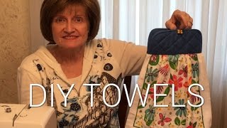 DIY Hanging Kitchen Towels [upl. by Ecinahc10]