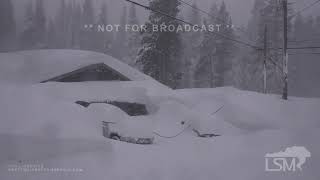 332024 Truckee to Soda Springs CA Huge snow totals piling upmp4 [upl. by Ancalin]