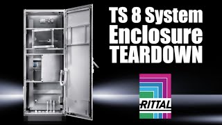 Teardown Inside a Rittal TS8 modular equipment cabinet [upl. by Fendig760]