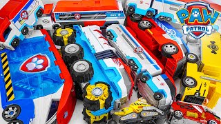 Paw Patrol toys unboxing ASMR  PAW Patroller Rescue amp Transport Vehicle  Chase Rubble Marshall [upl. by Erodasi]