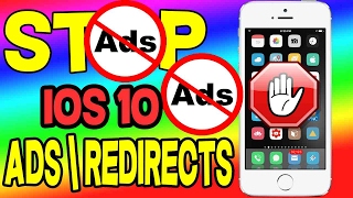 HOW TO BLOCK ADS iOS 10  1021 STOP REDIRECTS NO Jailbreak iPhone iPad iPod [upl. by Farmelo260]