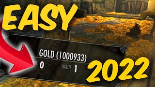 HOW TO GET GOLD IN SKYRIM ANNIVERSARY EDITION 2022 SUPER EASY AND FAST 2024 [upl. by Sinned]