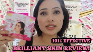 BRILLIANT SKIN REJUVENATING SET REVIEW GRABI ANG HAPDI AYOKO NA [upl. by Korwin]