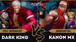 KOFXV⭐DARK KING RugalDuo LonOYashiro vs KANON MX Blue MaryTerryOShermie⭐Ranked Match 0924 [upl. by Norman773]