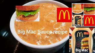 Big Mac Sauce recipe  صوص بيج ماك  بيج تيستي صوص [upl. by Erminie289]