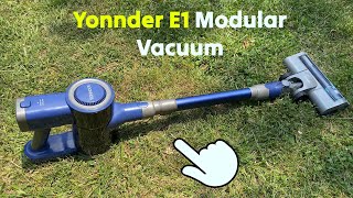 YONNDER E1 Tested Modular Cordless Vacuum with LED Floor Brush 🟡 Gadgetify [upl. by Eceryt501]