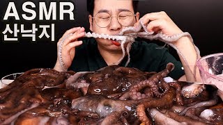 산낙지 살아있는 통째로 먹방 리얼사운드 ASMR MUKBANG  SLICED RAW OCTOPUS 活章鱼 吃播 [upl. by Stricklan212]