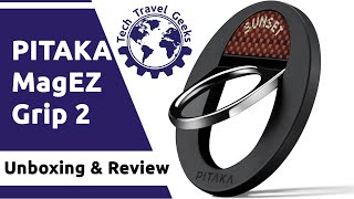 PITAKA Sunset MagEZ Grip 2 Magsafe Magnetic Grip Ring Holder  Unboxing amp Review pitaka magsafe [upl. by Mehalick]