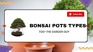 Bonsai pots type and Best pot for beginners [upl. by Gotcher]