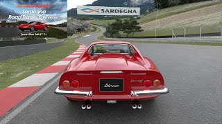 Gran Turismo 7  Lap Time Challenge  Sardegna Road Course  C Reverse  Ferrari Dino 246 GT [upl. by Adehsor83]