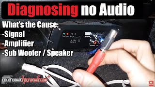 Diagnosing a Sound System with no sound QUICKLY  AnthonyJ350 [upl. by Honniball]