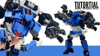 How to Build a Lego Mech Four Hands MOC Tutorial Type Axiom 20 Unit 00 [upl. by Ause219]