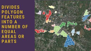 Divides Polygon Features into a Number of Equal Areas or Parts in ArcGIS Pro [upl. by Deuno]