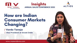 How are Indian Consumer Markets Changing  Varda Taneja Invest India [upl. by Abbye]