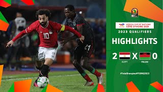 Egypt 🆚 Malawi  Highlights  TotalEnergiesAFCONQ2023  MD3 Group D [upl. by Reisfield]