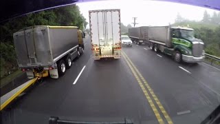 Geoffs Truck POV highway cam  Tauranga to Matamata in the rain [upl. by Leoy587]