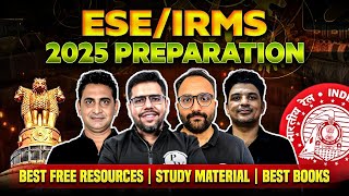 IRMS Through ESE  Best Free Resources  Study Material  Best Books For ESE  IRMS 2025 Preparation [upl. by Eimmis]