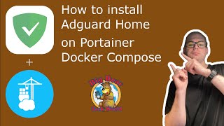 How to install Adguard Home on Portainer  Docker Compose [upl. by Nodanrb]