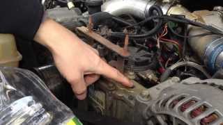 Ford Powerstroke 73 Diesel Changing Top Oil Simple [upl. by Neraa]