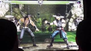 New Mortal Kombat Gameplay Fatalities 1 E3 2010 Footage [upl. by Glassco289]