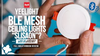 Yeelight quotgamechangingquot MESH ceiling lights with Bluetooth SLISAON Review Xiaomify [upl. by Ayetal]