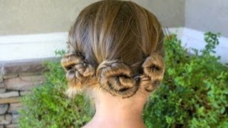 Terrific Triple Twist and Pin Hair  CuteGirlsHairstyles  Disney Style [upl. by Akayas]