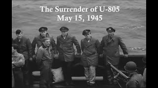 The Surrender of German UBoat U805 off of Portsmouth New Hampshire May 15 1945 [upl. by Frederiksen]