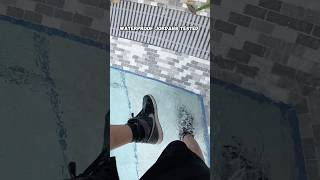 WATERPROOF SNEAKERS TESTEDsneakerhead sneakers jordan1 sneakernewb shorts shoes shoes [upl. by Htebarual]