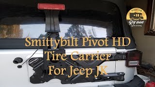 JCR rear tire carrier for Jeep Gladiator [upl. by Einavoj84]