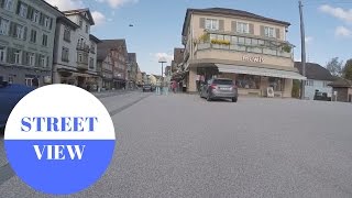 STREET VIEW Gossau bei St Gallen in SWITZERLAND [upl. by Eikcid]