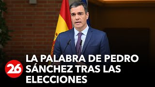 Elecciones generales en España la palabra del presidente Pedro Sánchez [upl. by Llednil827]