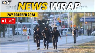 Turkey Strikes in IraqSyria  Alia Bhatt on Riddhima Kapoor  IND vs NZ  News Wrap LIVE [upl. by Sclater]