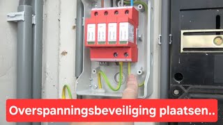 Bescherm elektrische apparaten tegen overspanning hoe plaats ik een Dehn overspanningsbeveiliging [upl. by Eniawtna972]