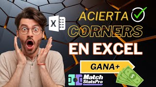 Apuestas Deportivas Cómo Calcular y Ganar con Precisión en los Córners con Excel [upl. by Nitsirk813]