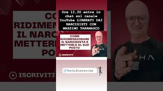 RIDIMENSIONA IL NARCISISTA E METTILO AL SUO POSTO Ore 1230 entra in chat narcisismo narcisista [upl. by Jaycee]