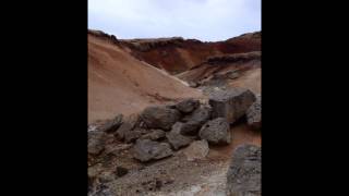 Bubbling Mud Pots Seltún Geothermal Area Iceland [upl. by Akived694]