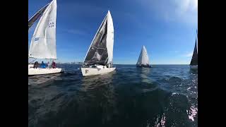 R5 1 of 2  start  2024 J80 North American Championship [upl. by Arch]